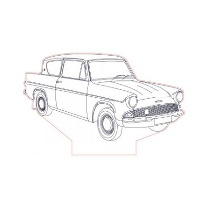 LED lampa Ford Anglia 105E 1960