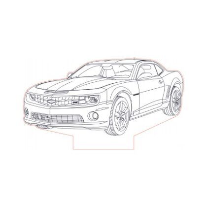 LED lampa Chevrolet Camaro 2010
