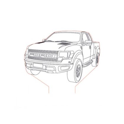 LED lampa Ford Raptor 2015