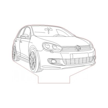 LED lampa VW Golf VI