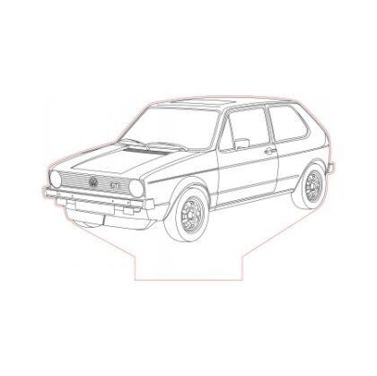 LED lampa VW Golf Mk1 GTI