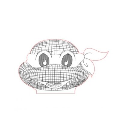 LED lampa Ninja korytnačky