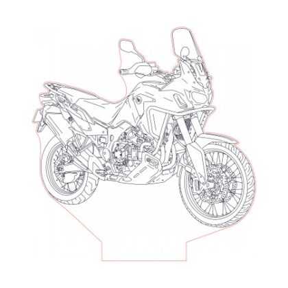 LED lampa Honda Africa Twin CRF 1000