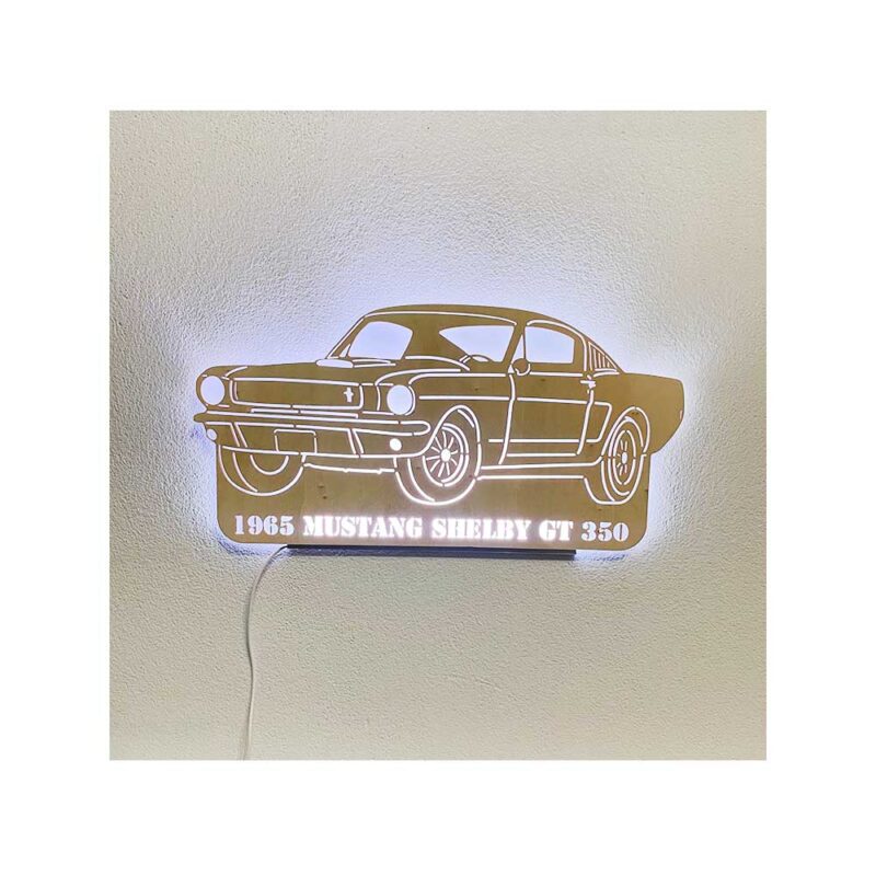 LED obraz 1965 Mustang Shelby GT 350 - Image 4