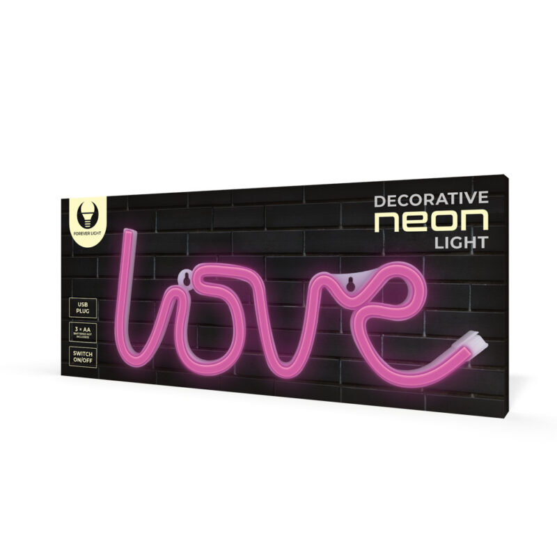 LED Neon dekorácia Love - Image 7