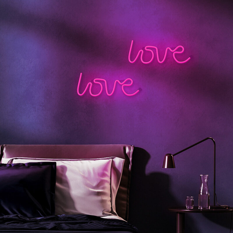 LED Neon dekorácia Love - Image 2