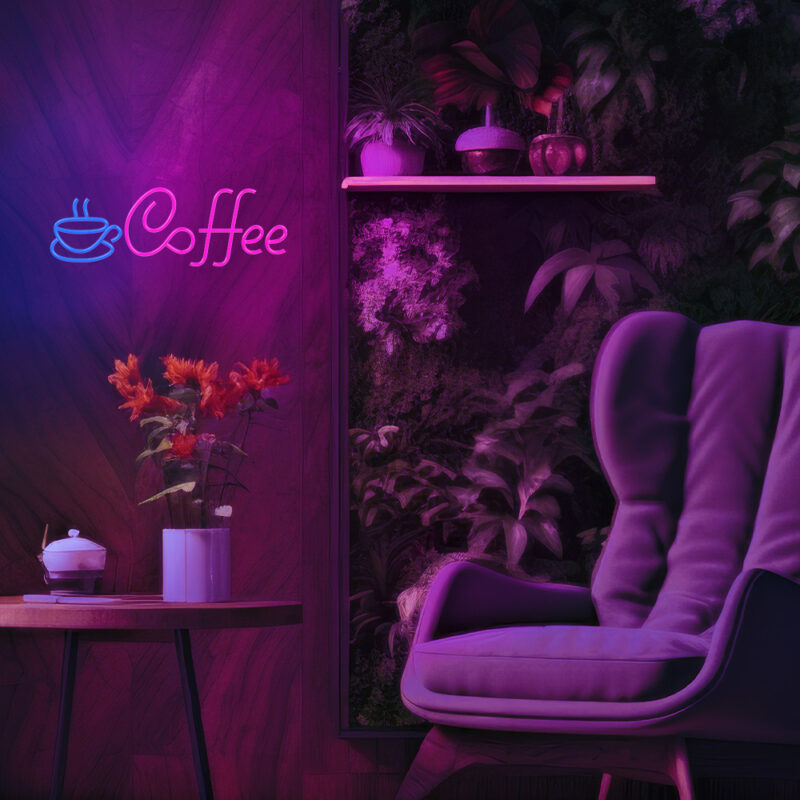 LED Neon dekorácia Coffee - Image 2
